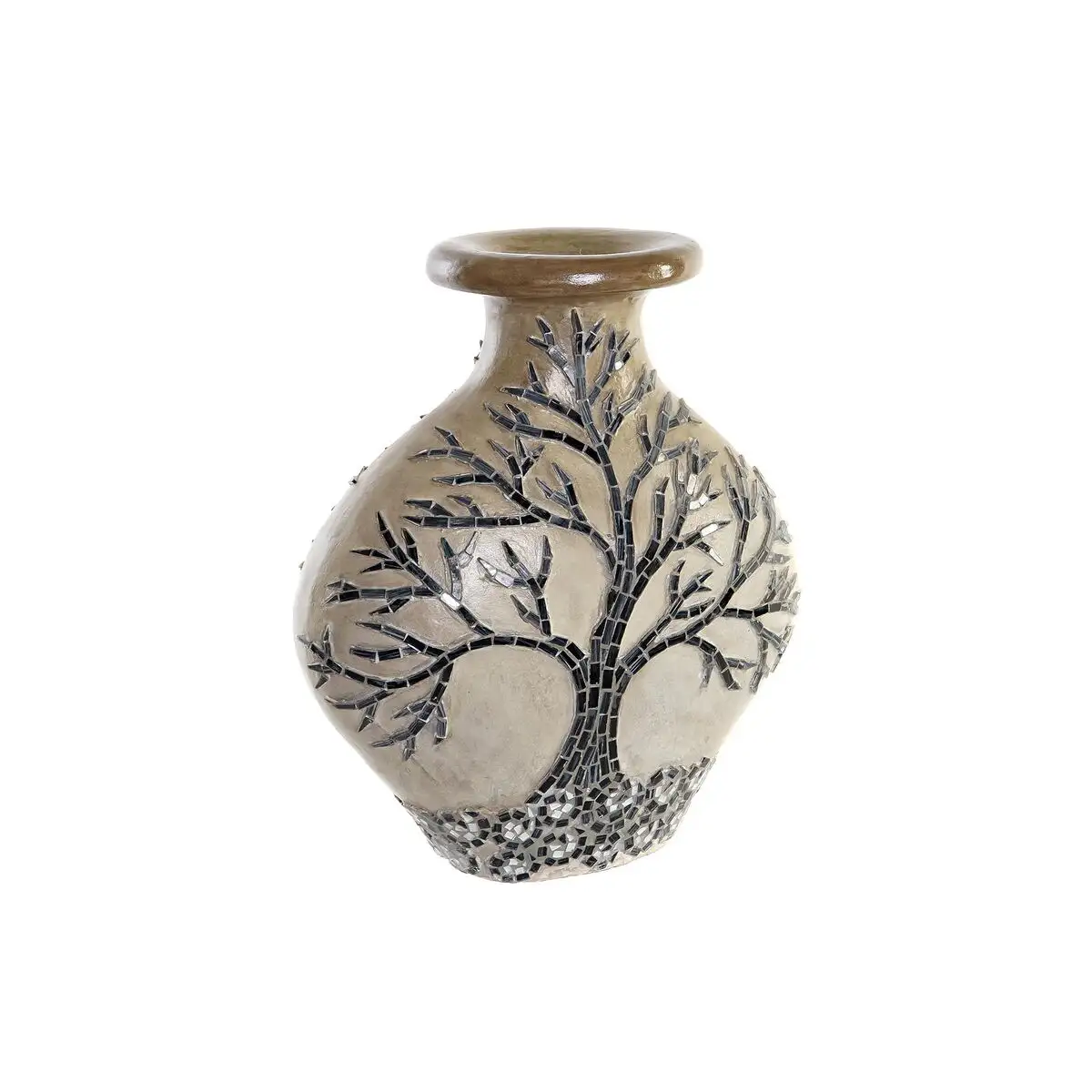 Vase dkd home decor arbre verre noir beige terre cuite 30 x 15 x 33 5 cm _7808. Bienvenue chez DIAYTAR SENEGAL - Là où les Désirs Prendent Vie. Explorez notre boutique en ligne et laissez-vous séduire par des articles qui font écho à vos aspirations et à votre style unique.