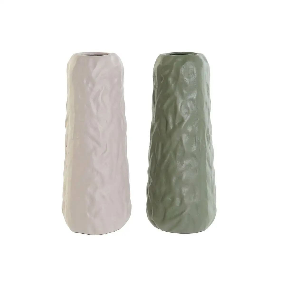 Vase dkd home decor blanc vert aluminium 12 x 12 x 30 cm 2 unites _5481. DIAYTAR SENEGAL - Votre Destination pour un Shopping Réfléchi. Découvrez notre gamme variée et choisissez des produits qui correspondent à vos valeurs et à votre style de vie.