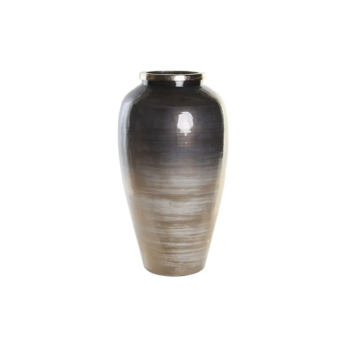 Vase dkd home decor verre aluminium multicouleur 29 x 29 x 52 cm moderne_6857. Bienvenue sur DIAYTAR SENEGAL - Là où Chaque Objet a une Âme. Plongez dans notre catalogue et trouvez des articles qui portent l'essence de l'artisanat et de la passion.