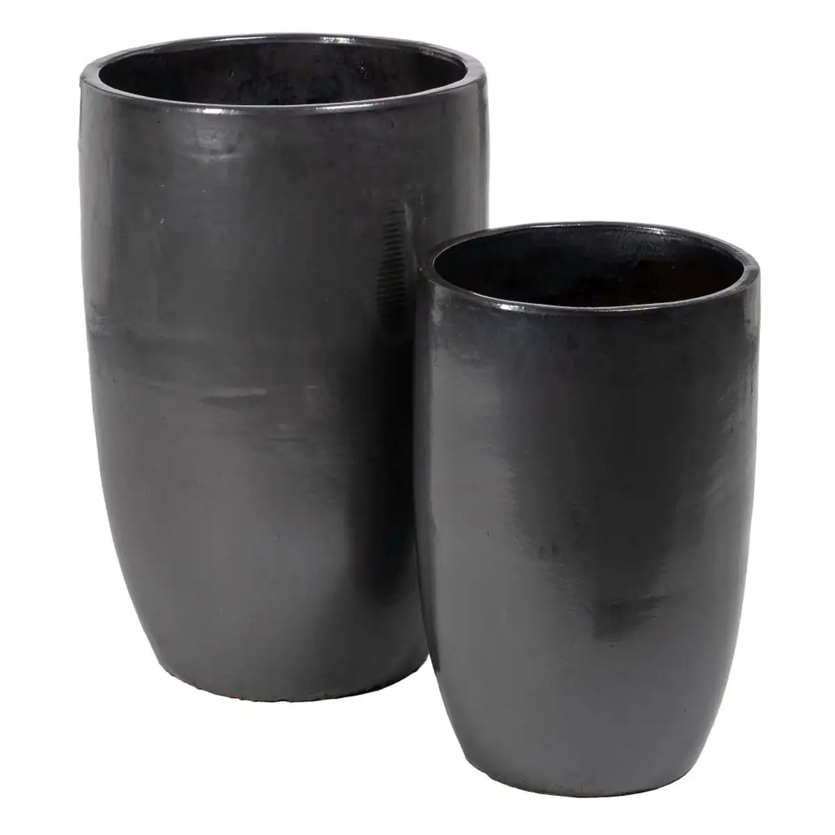 Vase gris ceramique 52 x 52 x 80 cm 2 unites _4869. Votre Destination de Choix: DIAYTAR SENEGAL - Où l'Authenticité Rencontre la Commodité. Faites l'expérience de magasiner en ligne pour des articles qui incarnent la richesse culturelle et la modernité du Sénégal.