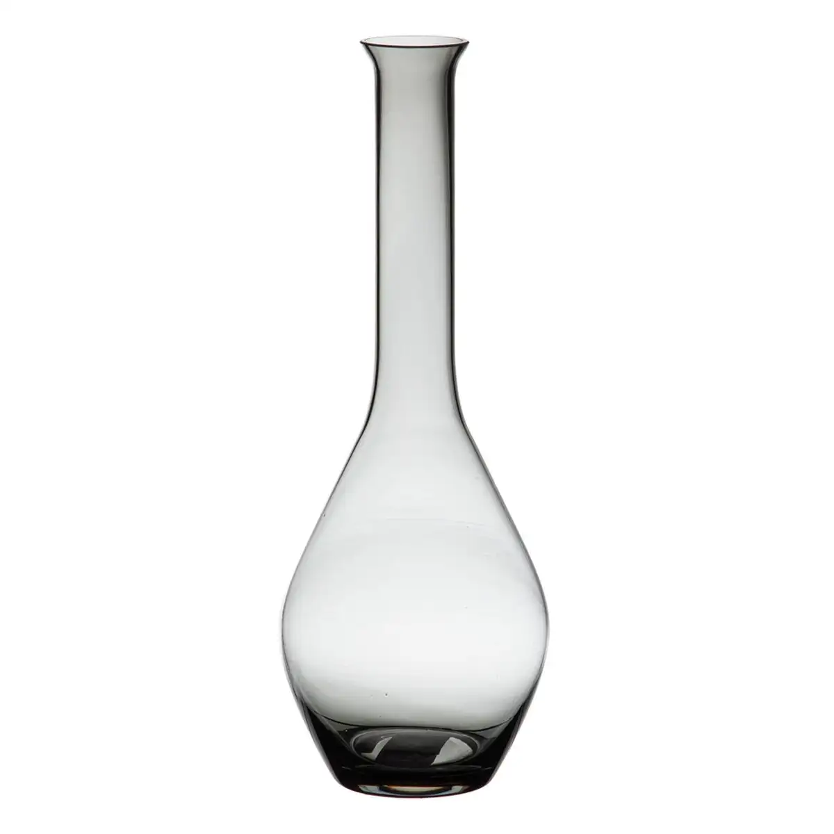 Vase gris verre 12 x 12 x 33 cm_5212. DIAYTAR SENEGAL - L'Art de Trouver ce que Vous Aimez. Plongez dans notre assortiment varié et choisissez parmi des produits qui reflètent votre style et répondent à vos besoins.