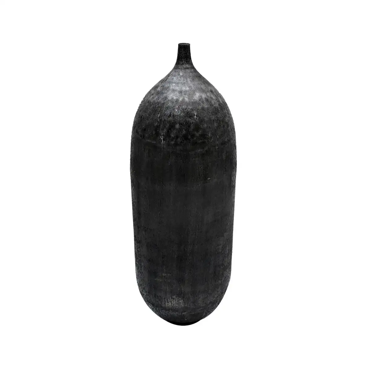 Vase noir aluminium_6596. DIAYTAR SENEGAL - L'Art de Vivre en Couleurs. Découvrez notre boutique en ligne et trouvez des produits qui ajoutent une palette vibrante à votre quotidien.
