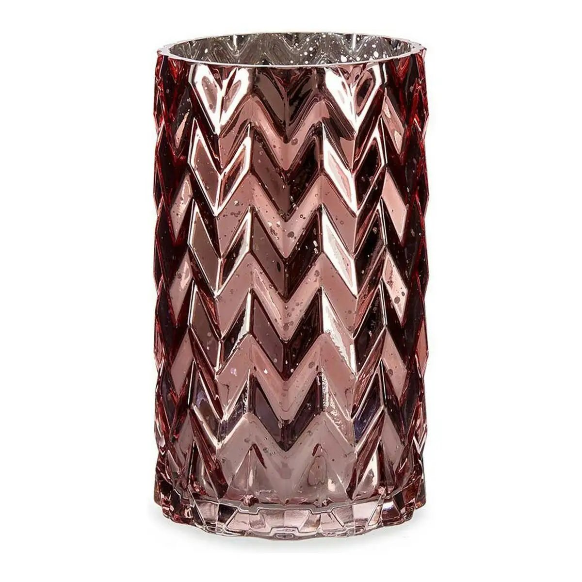 Vase taille epis verre rose 11 3 x 19 5 x 11 3 cm _7636. DIAYTAR SENEGAL - Votre Destination Shopping Authentique. Explorez notre boutique en ligne et découvrez des trésors qui reflètent l'âme du Sénégal, pour une expérience shopping unique.