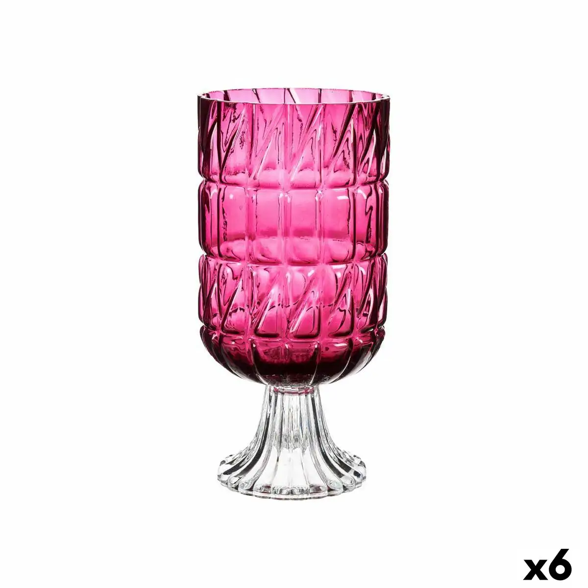Vase taille rose fonce verre 13 x 26 5 x 13 cm 6 unites _1246. Entrez dans le Monde de DIAYTAR SENEGAL - Où la Satisfaction est la Priorité. Explorez notre sélection pensée pour vous offrir une expérience de shopping qui va au-delà de vos attentes.