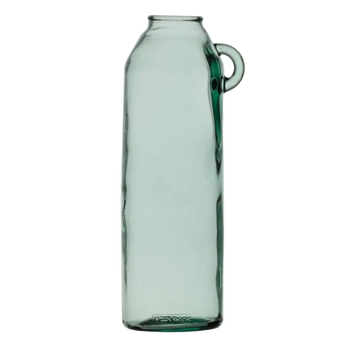 Vase vert verre recycle 17 x 17 x 45 cm_7412. DIAYTAR SENEGAL - Votre Passage vers le Raffinement. Plongez dans notre univers de produits exquis et choisissez des articles qui ajoutent une touche de sophistication à votre vie.