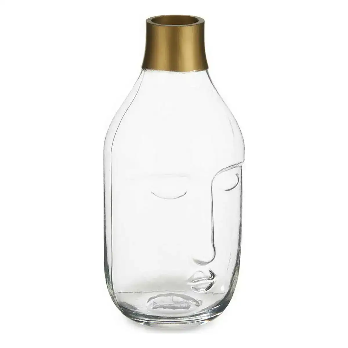 Vase visage transparent verre 11 x 24 5 x 12 cm _5192. Bienvenue sur DIAYTAR SENEGAL - Où l'Élégance Rencontrer la Tradition. Explorez notre gamme variée et trouvez des articles qui marient le chic moderne au charme ancestral.