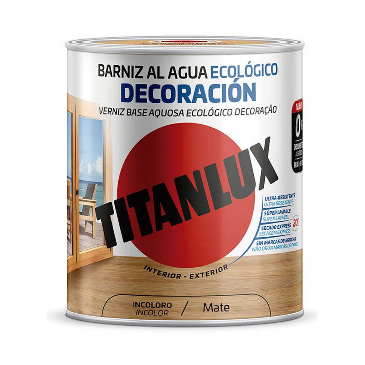 Vernis titanlux m22100034 750 ml incolore mat_6942. DIAYTAR SENEGAL - L'Art de Choisir, l'Art de Vivre. Explorez notre univers de produits soigneusement sélectionnés pour vous offrir une expérience shopping riche et gratifiante.