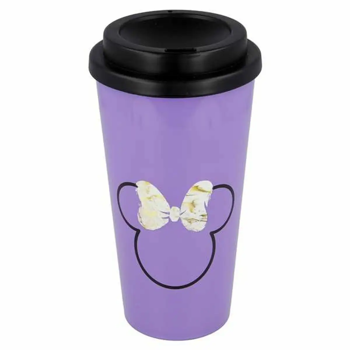 Verre avec couvercle minnie mouse 01049 520 ml _5820. DIAYTAR SENEGAL - Là où Choisir est un Acte d'Amour pour la Culture Sénégalaise. Explorez notre gamme et choisissez des produits qui célèbrent la richesse de notre patrimoine.