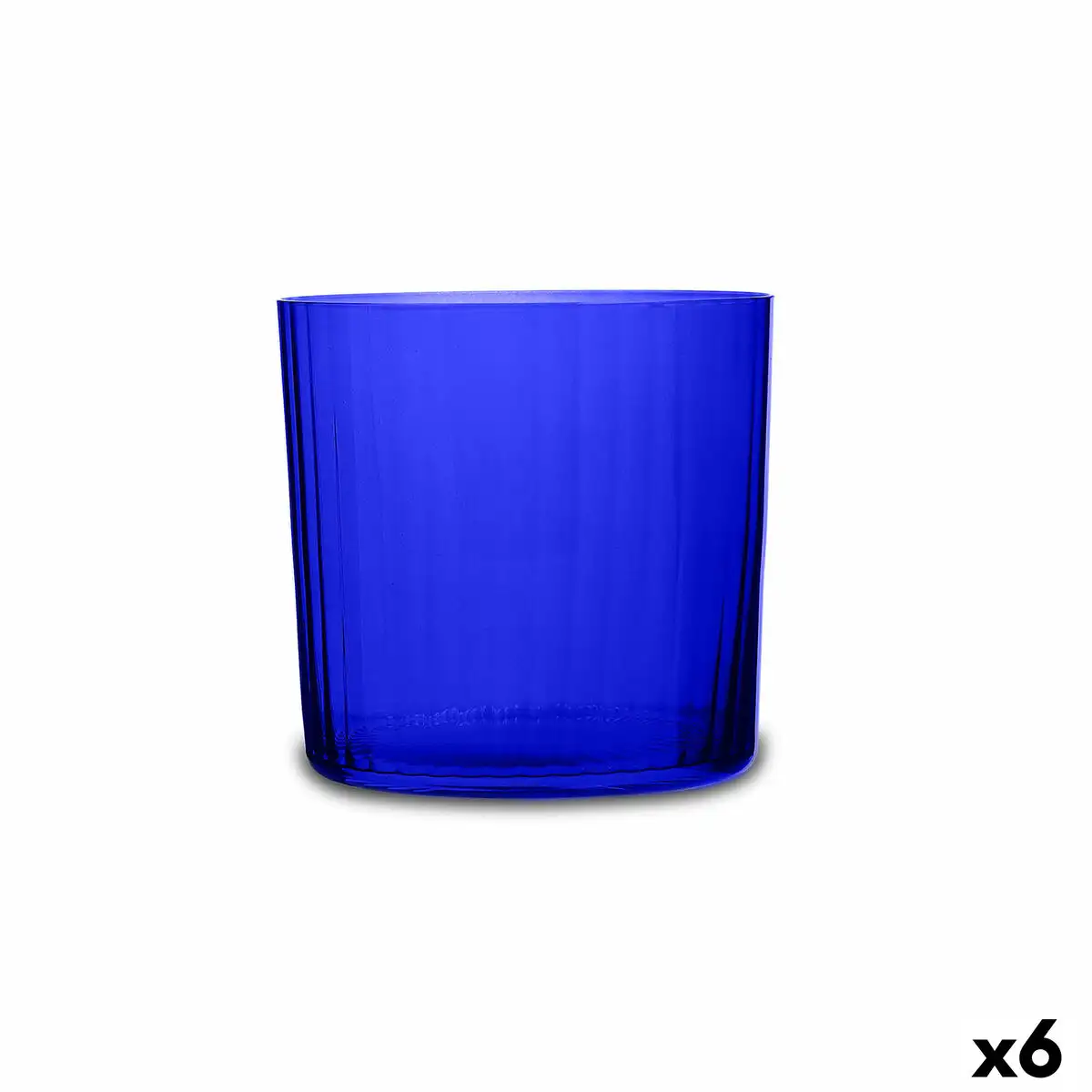 Verre bohemia crystal optic bleu verre 350 ml 6 unites _1611. DIAYTAR SENEGAL - Votre Passage vers le Chic et l'Élégance. Naviguez à travers notre boutique en ligne pour trouver des produits qui ajoutent une touche sophistiquée à votre style.