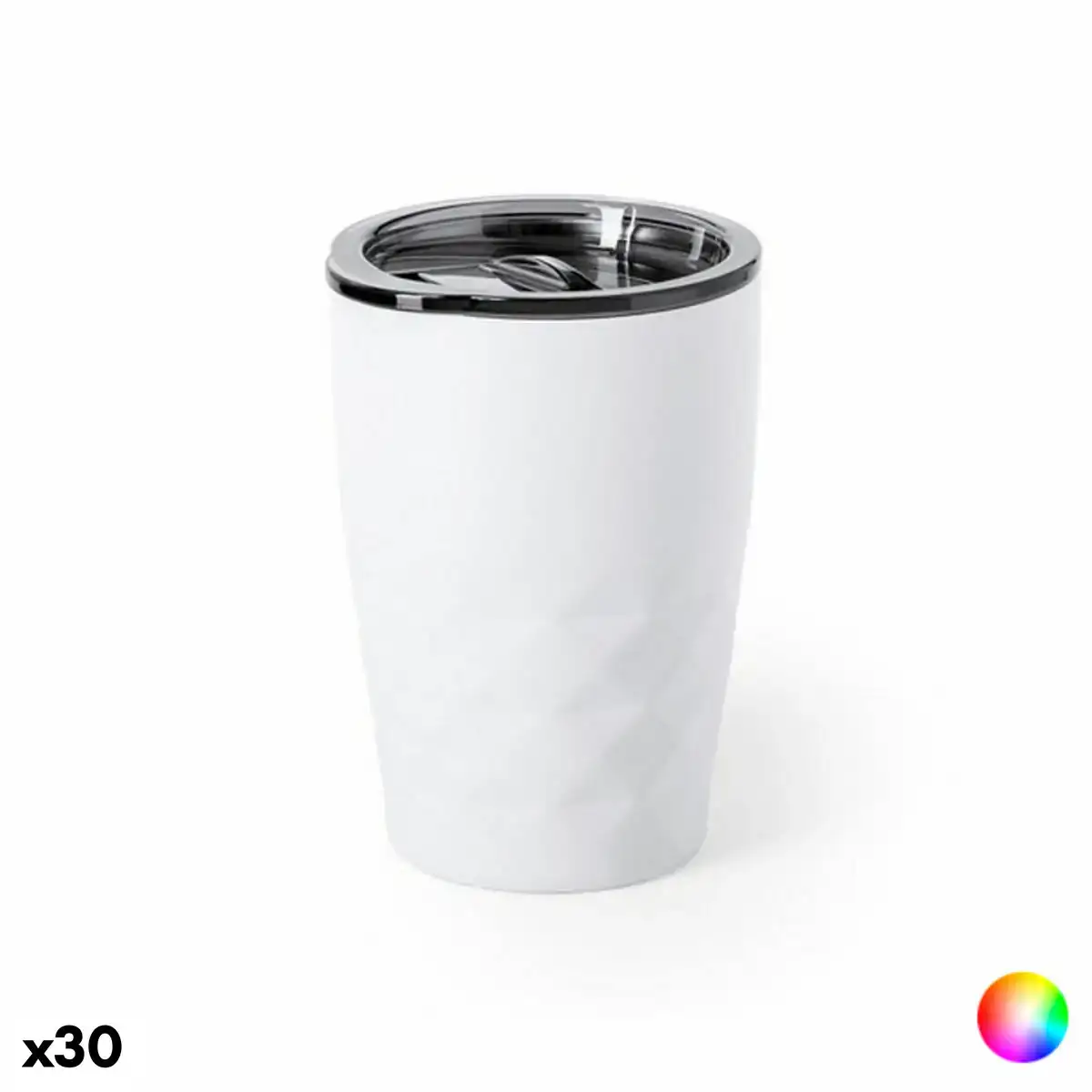 Verre en acier inoxydable 146860 thermique 350 ml 30 unites _6524. DIAYTAR SENEGAL - Votre Destination pour un Shopping Inoubliable. Naviguez à travers notre catalogue et choisissez des produits qui vous marquent par leur originalité.