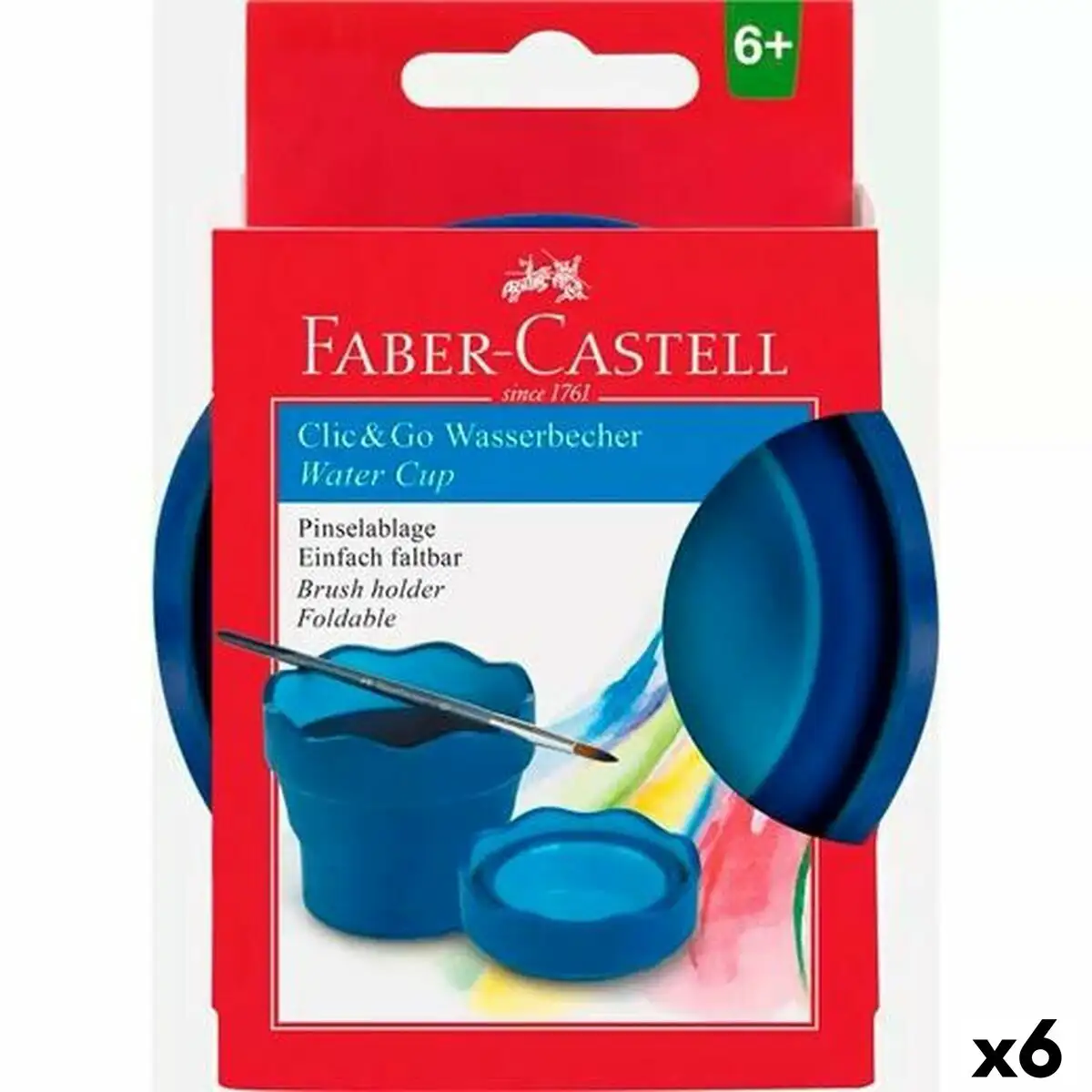 Verre faber castell clic go pliable bleu 6 unites _4965. Entrez dans l'Univers de DIAYTAR SENEGAL - Votre Destination de Shopping Complète. Découvrez des produits qui reflètent la diversité et la richesse culturelle du Sénégal, le tout à portée de clic.