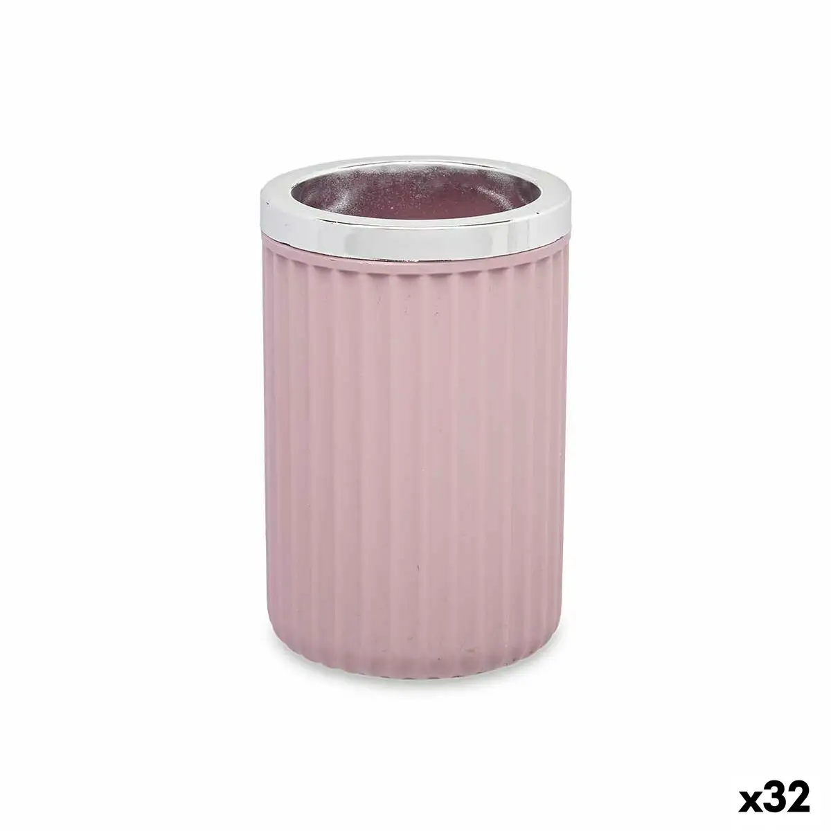 Verre support pour brosses a dents rose plastique 32 unites 7 5 x 11 5 x 7 5 cm _7944. DIAYTAR SENEGAL - Votre Passage vers l'Exceptionnel. Explorez notre boutique en ligne, où chaque produit est choisi avec soin pour offrir une expérience de shopping inoubliable.