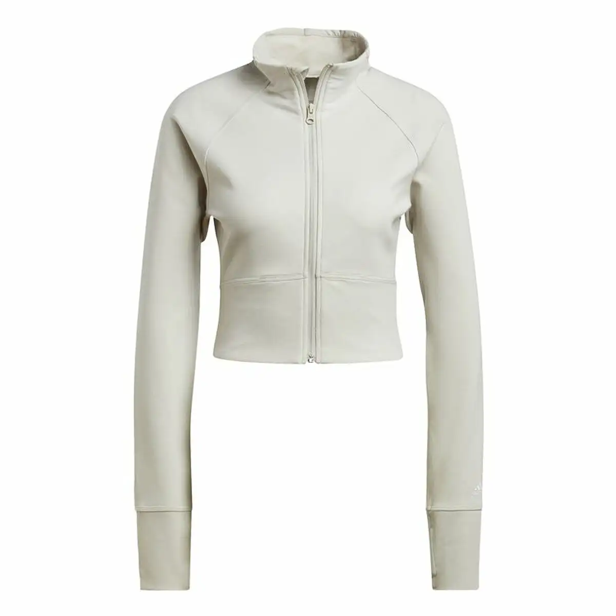 Veste de sport pour femme adidas aeroready studio beige_9649. DIAYTAR SENEGAL - L'Art de Vivre le Shopping Éthique. Parcourez notre gamme et choisissez des produits qui reflètent notre engagement envers des pratiques durables.