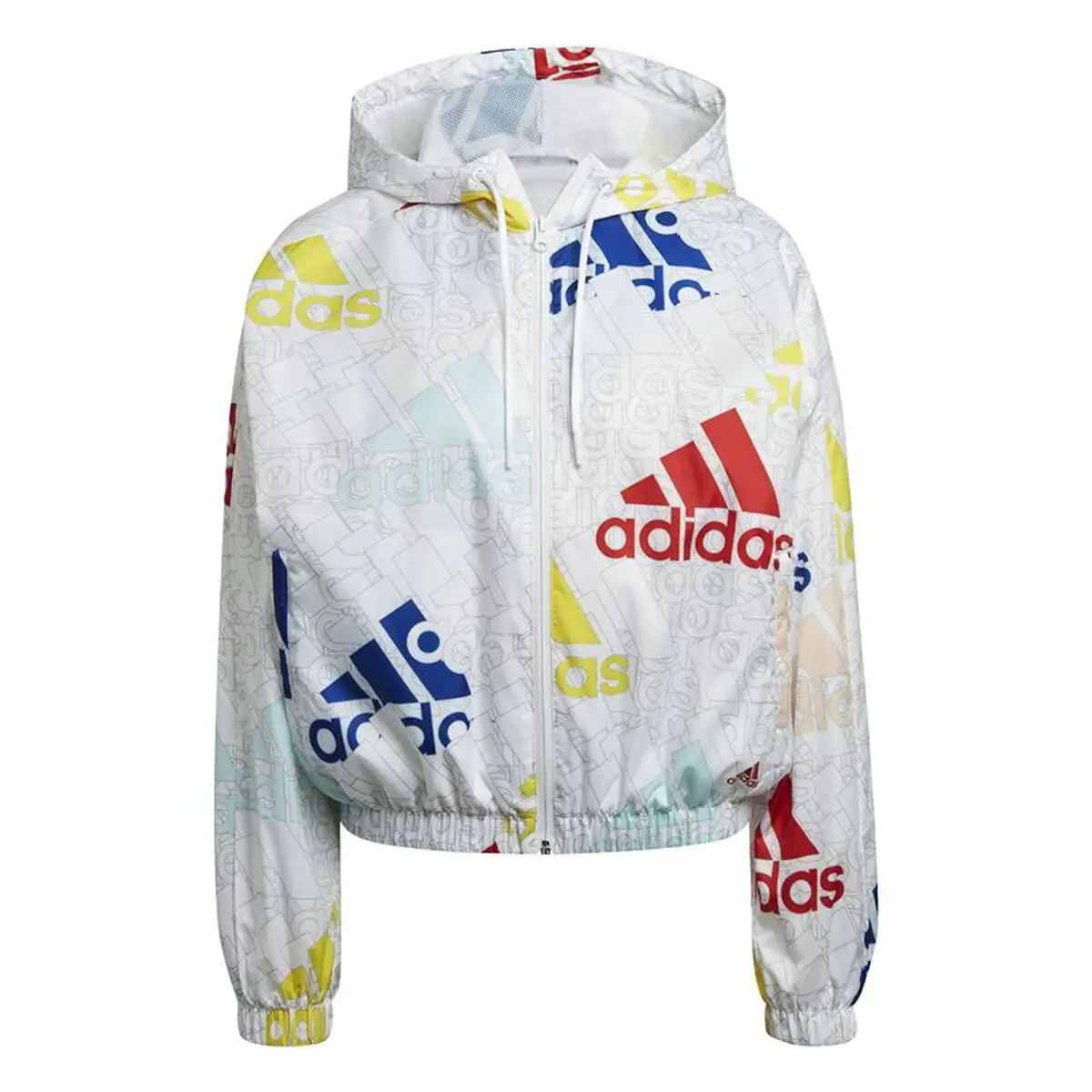 Veste de sport pour femme adidas essentials multi colored logo blanc_4479. DIAYTAR SENEGAL - Votre Destination Shopping Incontournable. Parcourez nos rayons virtuels et trouvez des articles qui répondent à tous vos besoins, du quotidien à l'exceptionnel.