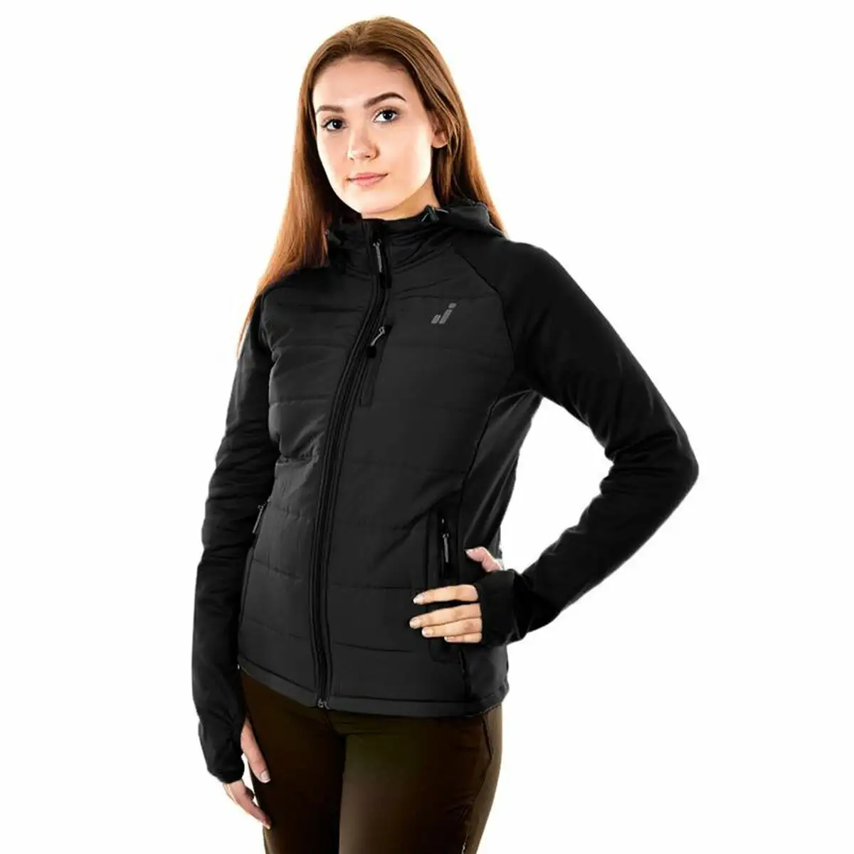 Veste de sport pour femme joluvi hybrid noir_4203. DIAYTAR SENEGAL - L'Art de Vivre en Couleurs et en Styles. Parcourez notre sélection et trouvez des articles qui reflètent votre personnalité et votre goût pour la vie.