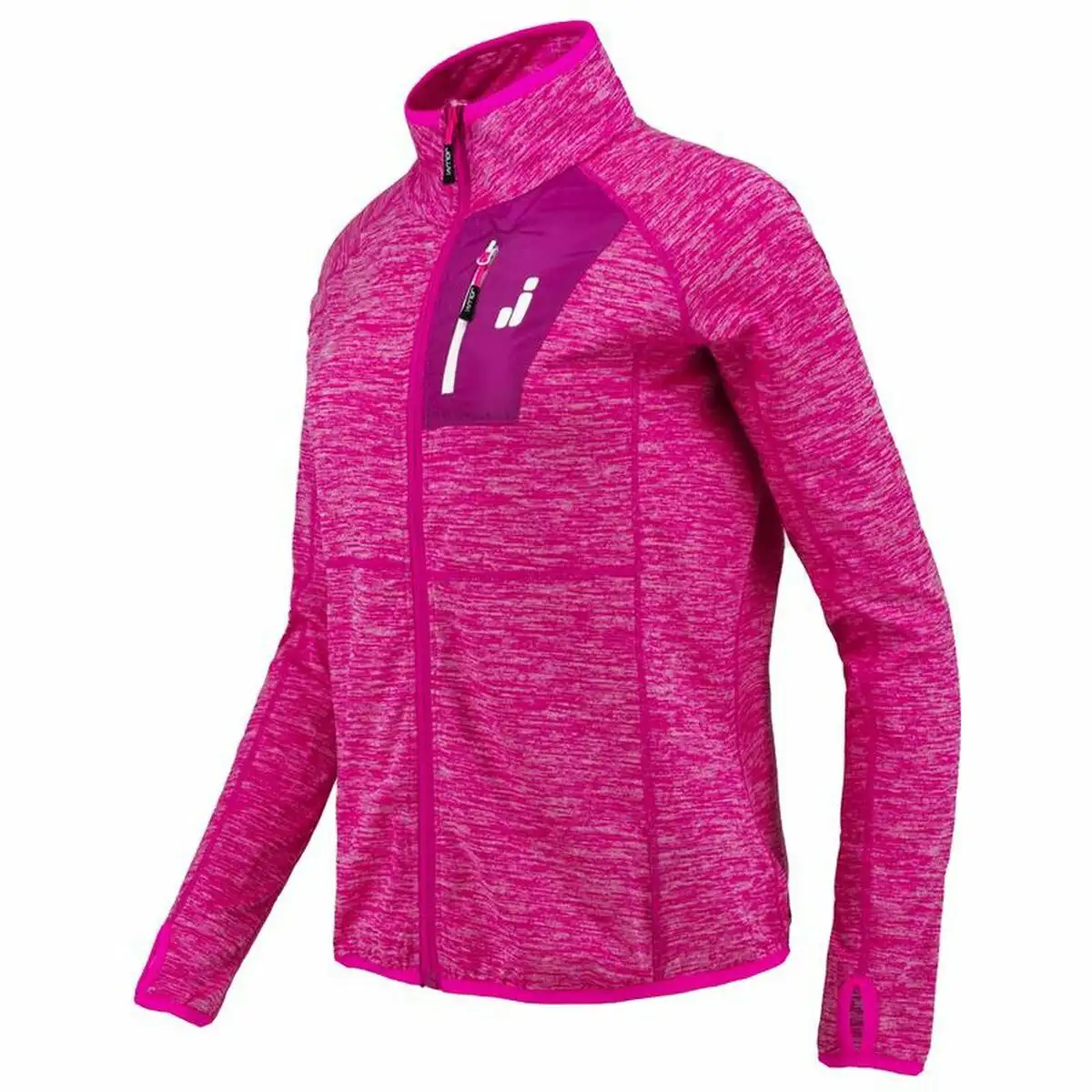 Veste de sport pour femme joluvi run zera fuchsia_6350. DIAYTAR SENEGAL - Où la Tradition Renouvelée Rencontre l'Innovation. Explorez notre gamme de produits qui fusionnent l'héritage culturel avec les besoins contemporains.