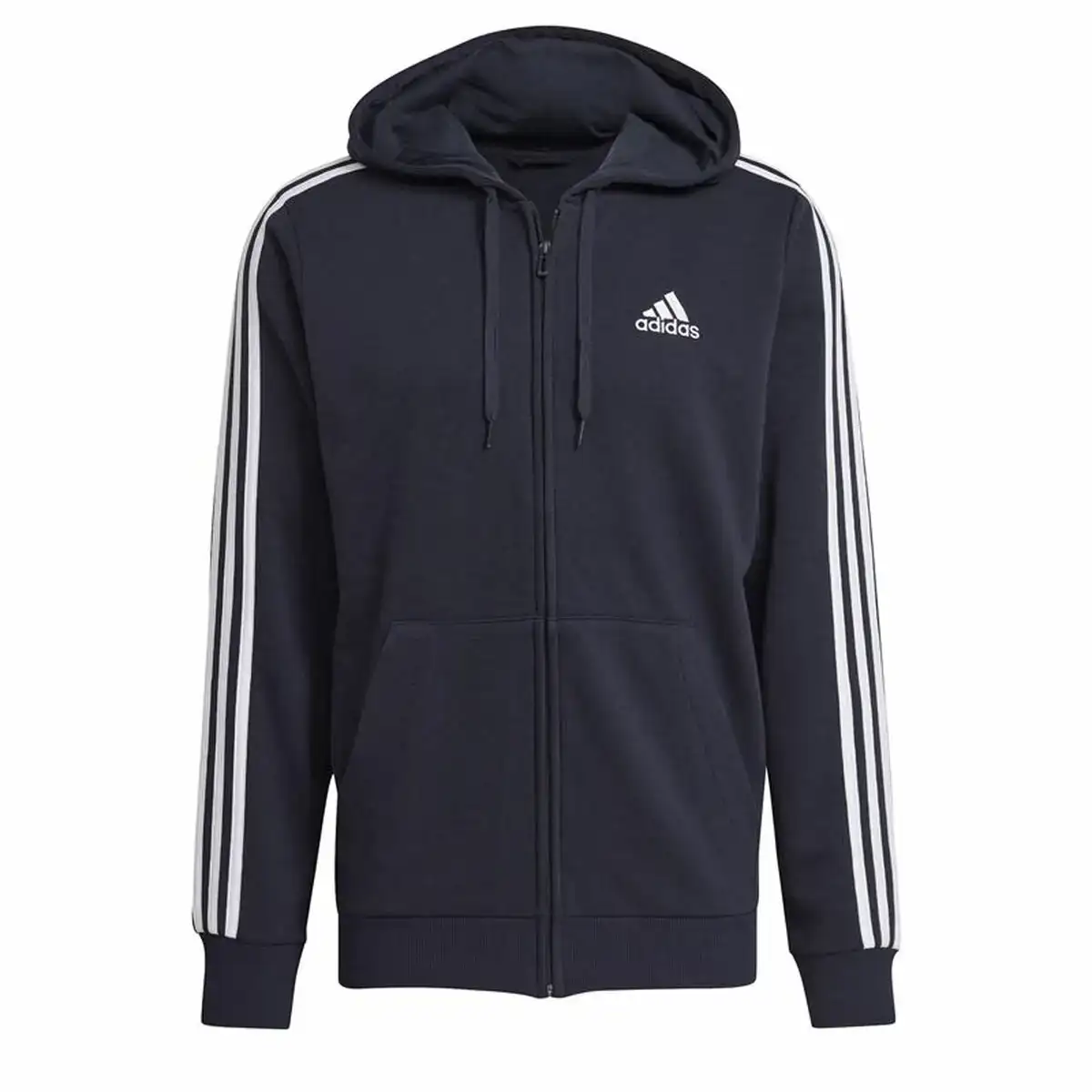 Veste de sport pour homme adidas essentials french terry 3 bleu fonce_1558. Bienvenue chez DIAYTAR SENEGAL - Où Chaque Achat Fait une Différence. Découvrez notre gamme de produits qui reflètent l'engagement envers la qualité et le respect de l'environnement.