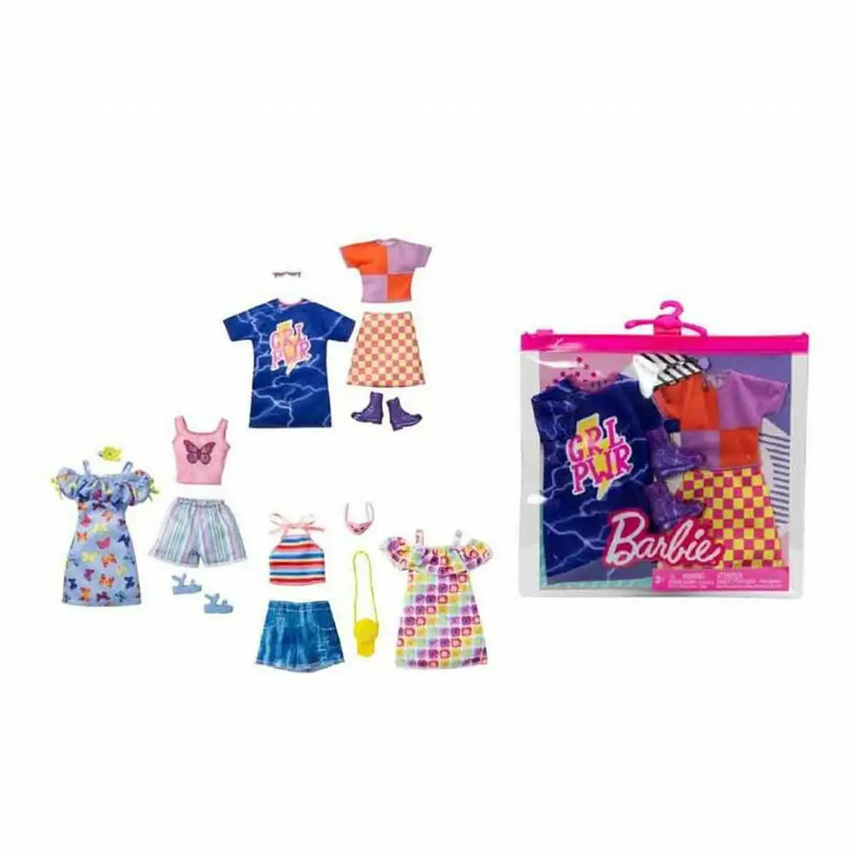 Vêtements de poupée Mattel Barbie Pack - DIAYTAR SÉNÉGAL