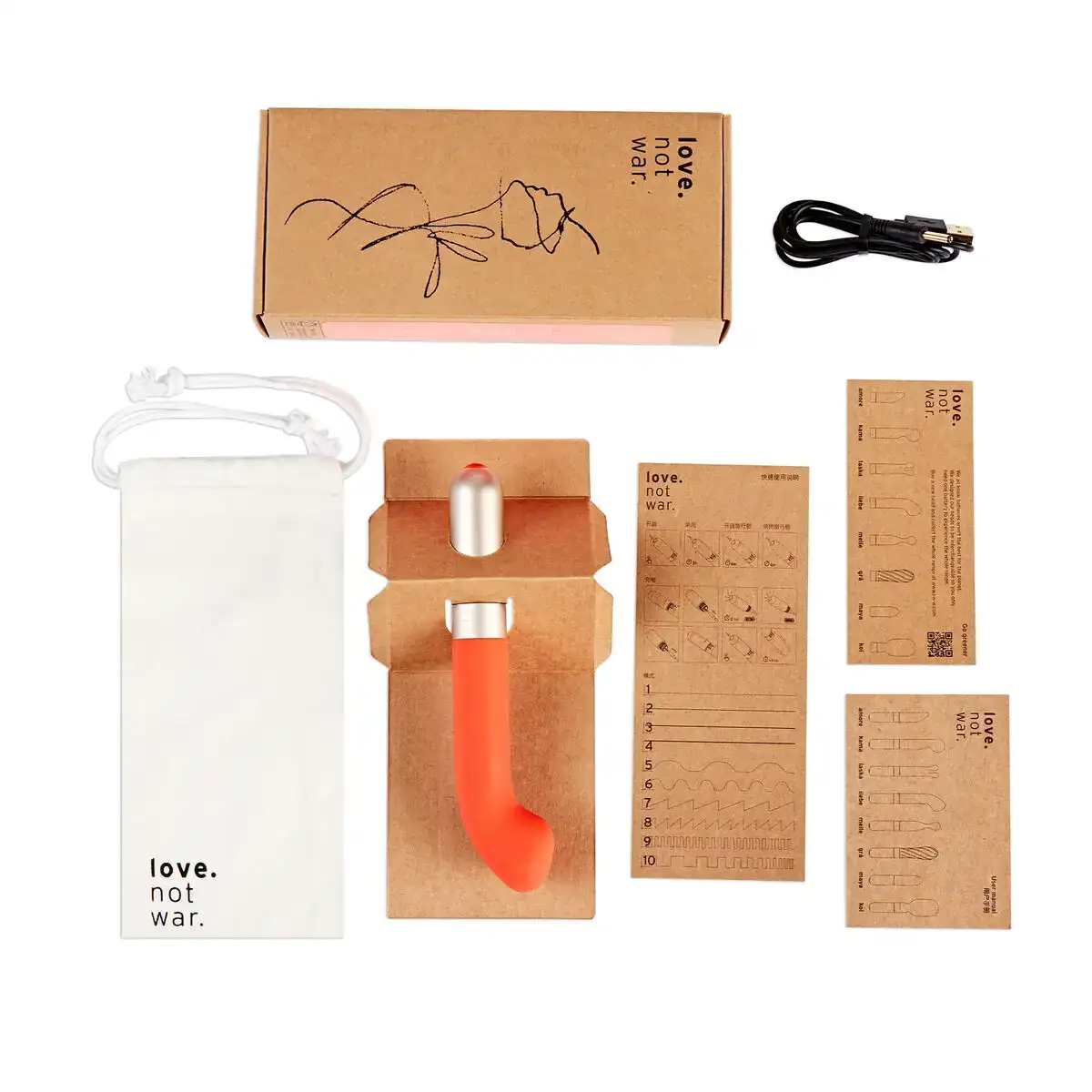 Vibromasseur love not war liebe orange_3852. DIAYTAR SENEGAL - Votre Boutique en Ligne, Votre Identité. Naviguez à travers notre plateforme et choisissez des articles qui expriment qui vous êtes et ce que vous chérissez.