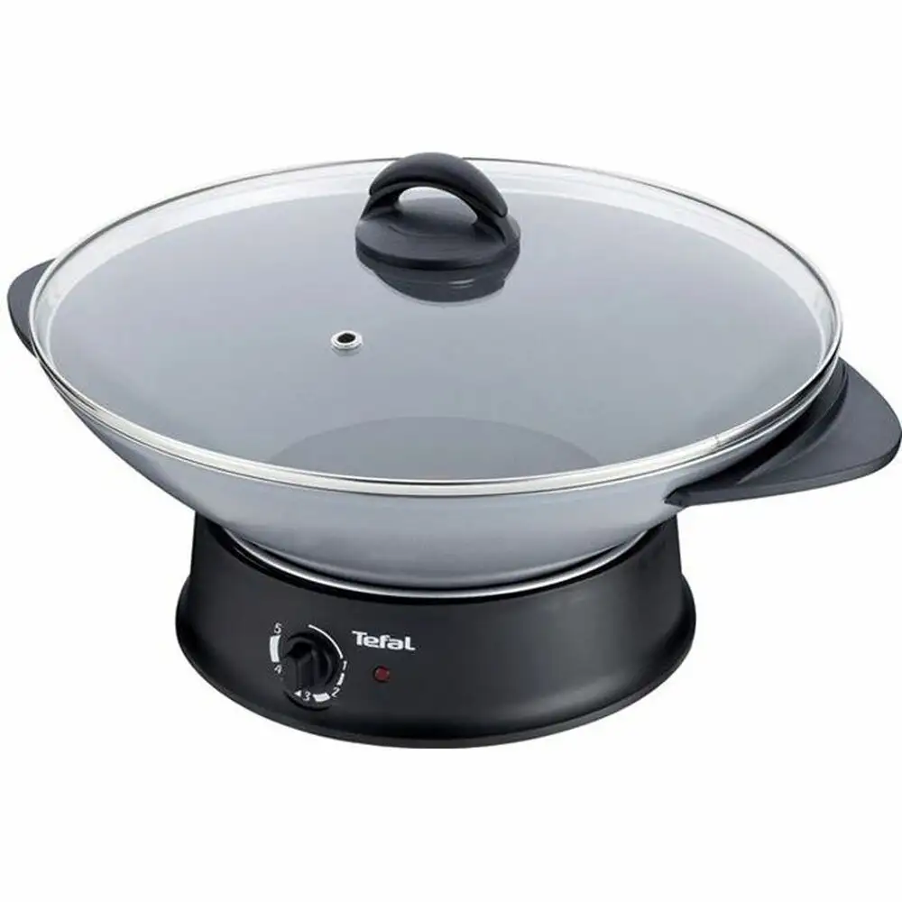 Wok tefal wk302012 1200 w noir_6401. DIAYTAR SENEGAL - L'Art de Vivre en Couleurs. Découvrez notre boutique en ligne et trouvez des produits qui ajoutent une palette vibrante à votre quotidien.