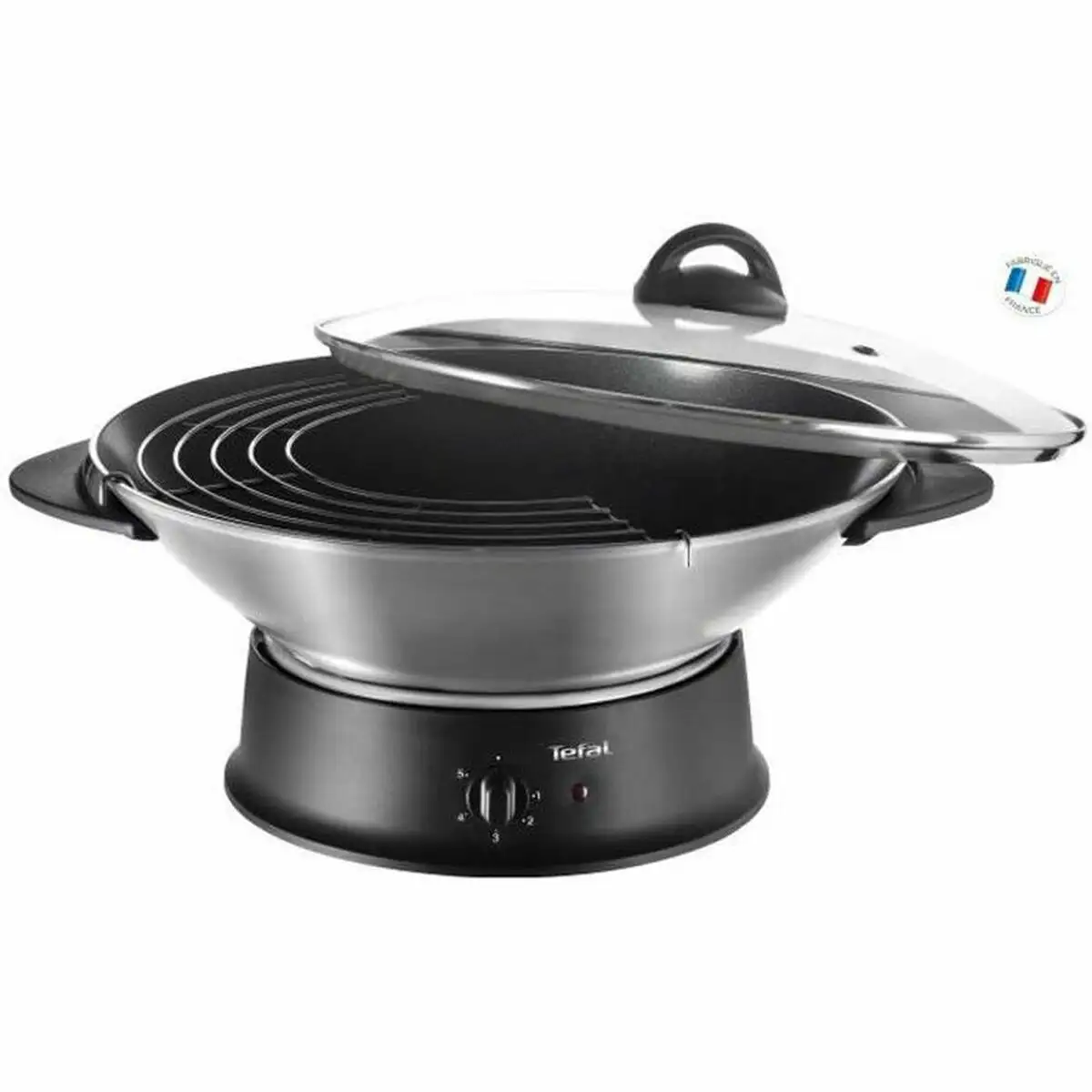 Wok tefal wo3000 noir aluminium 1200 w_2074. Bienvenue chez DIAYTAR SENEGAL - Où Chaque Achat Fait une Différence. Découvrez notre gamme de produits qui reflètent l'engagement envers la qualité et le respect de l'environnement.