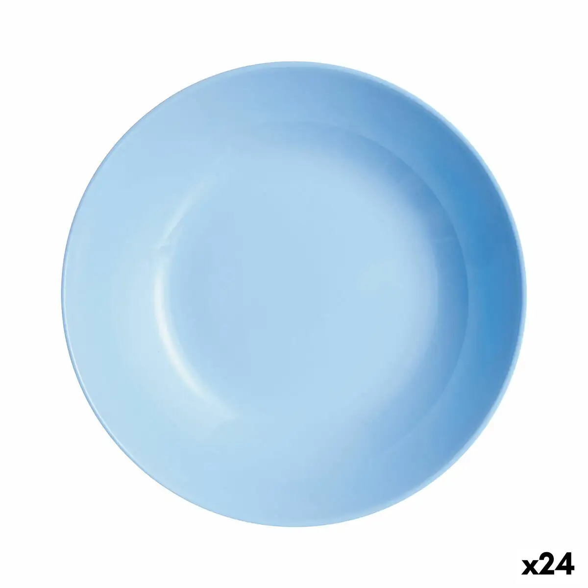 Assiette creuse luminarc diwali bleu verre 20 cm 24 unite s_9621. DIAYTAR SENEGAL - Où Choisir Devient un Acte de Découverte. Découvrez notre gamme et choisissez des produits qui éveillent votre curiosité et élargissent vos horizons.
