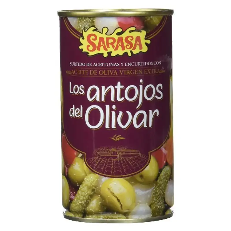 Assortiment d olives et autres pickles sarasa 350 g_5575. Bienvenue chez DIAYTAR SENEGAL - Où le Shopping Rime avec Diversité. Plongez dans notre univers de produits et découvrez des trésors qui représentent la richesse culturelle du Sénégal.