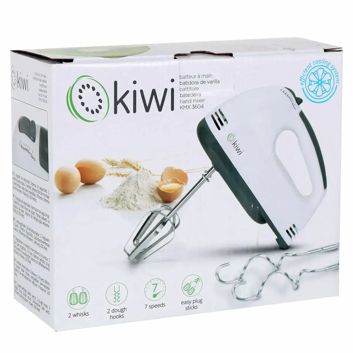 Batteur a main kiwi 200w_7941. DIAYTAR SENEGAL - Là où la Beauté Rencontre la Fonctionnalité. Parcourez notre sélection pour trouver des produits qui allient esthétique et praticité, pour un quotidien sublimé.