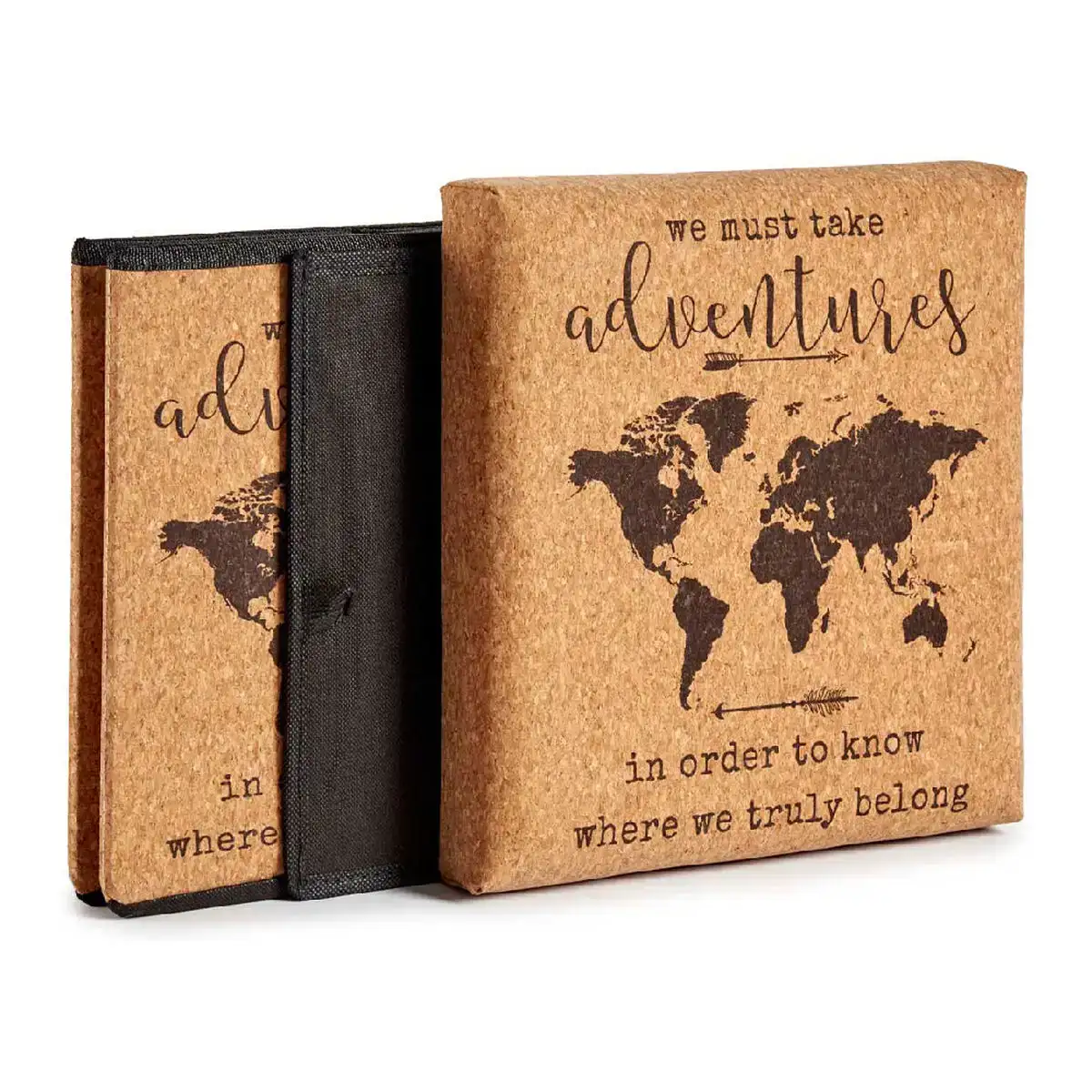 Boi te de corative marron mappemonde pliable mdf lie ge 31 x 31 x 31 cm_2044. Bienvenue sur DIAYTAR SENEGAL - Où Choisir est un Voyage Passionnant. Plongez dans notre catalogue et trouvez des produits qui révèlent la diversité et la beauté du Sénégal.