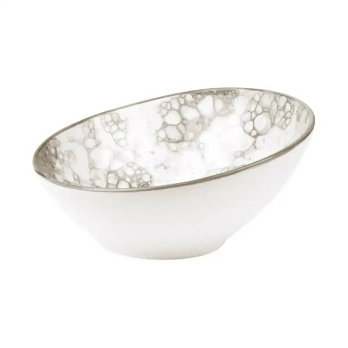 Bol porcelaine blanc marron 35 cl ø 16 x 7 cm_2366. Entrez dans l'Univers de DIAYTAR SENEGAL - Où Choisir est un Plaisir. Explorez notre gamme variée et trouvez des articles qui parlent à votre cœur et à votre style.