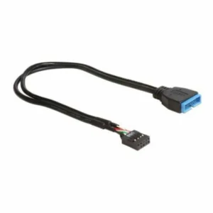 Ca ble usb delock 83281 30 cm noir_9380. DIAYTAR SENEGAL - L'Artisanat à Portée de Clic. Découvrez notre boutique en ligne pour trouver des produits uniques qui célèbrent la créativité et l'artisanat sénégalais.