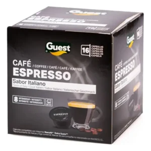 Capsules de cafe espresso guest 16 uds_3350. Bienvenue chez DIAYTAR SENEGAL - Où Chaque Objet a son Histoire. Découvrez notre sélection méticuleuse et choisissez des articles qui racontent l'âme du Sénégal.