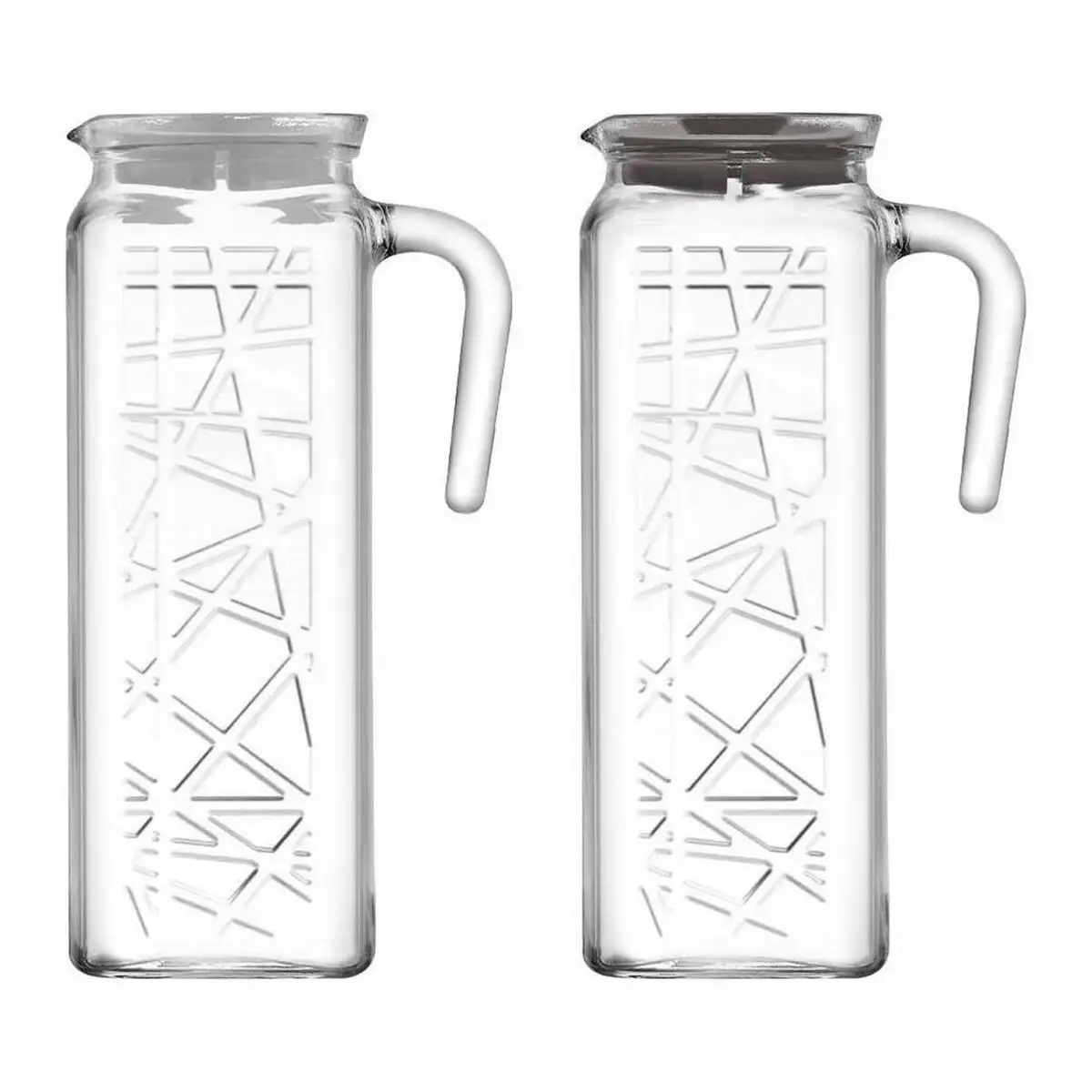 Carafe lav line cristal transparent 1 2 l_1086. Bienvenue chez DIAYTAR SENEGAL - Où l'Authenticité Rencontre l'Accessibilité. Explorez notre sélection abordable et découvrez des articles qui incarnent l'essence du Sénégal.