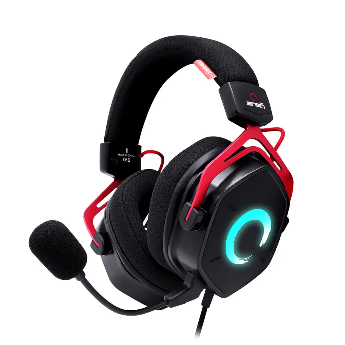 Casque avec microphone fr tec enso rouge noir_9320. DIAYTAR SENEGAL - Votre Portail Vers l'Élégance Accessible. Parcourez notre boutique en ligne pour découvrir des produits qui incarnent le luxe à des prix abordables.