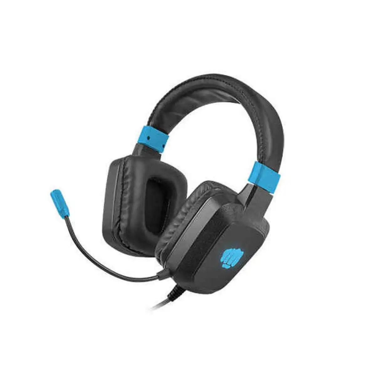 Casque avec microphone fury nfu 1584 noir bleu_3582. DIAYTAR SENEGAL - Où Choisir Devient une Découverte. Explorez notre boutique en ligne et trouvez des articles qui vous surprennent et vous ravissent à chaque clic.