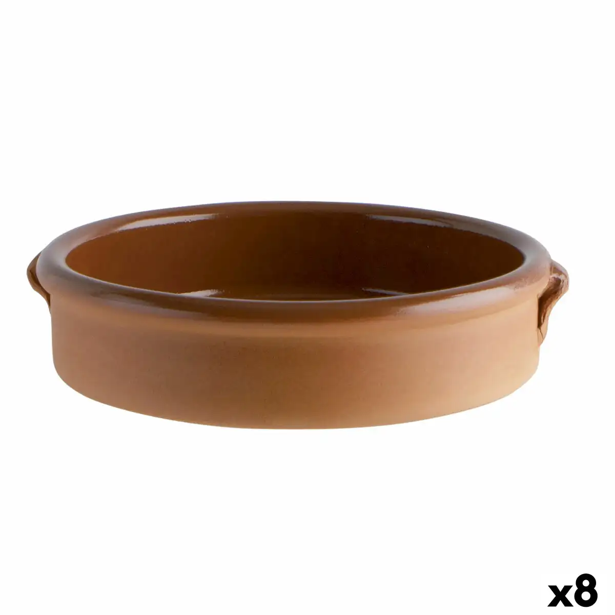 Casserole ce ramique marron 20 cm 8 unite s_4241. DIAYTAR SENEGAL - Votre Destination Shopping de Choix. Explorez notre boutique en ligne et découvrez des trésors qui reflètent votre style et votre passion pour l'authenticité.