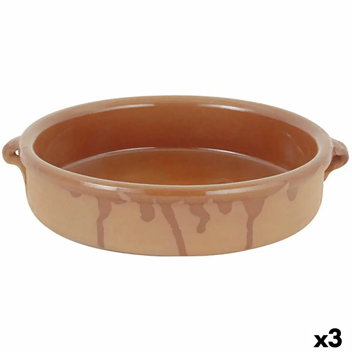 Casserole ce ramique marron ø 28 cm 3 unite s_9114. DIAYTAR SENEGAL - L'Essence de la Tradition et de la Modernité réunies. Explorez notre plateforme en ligne pour trouver des produits authentiques du Sénégal, tout en découvrant les dernières tendances du monde moderne.