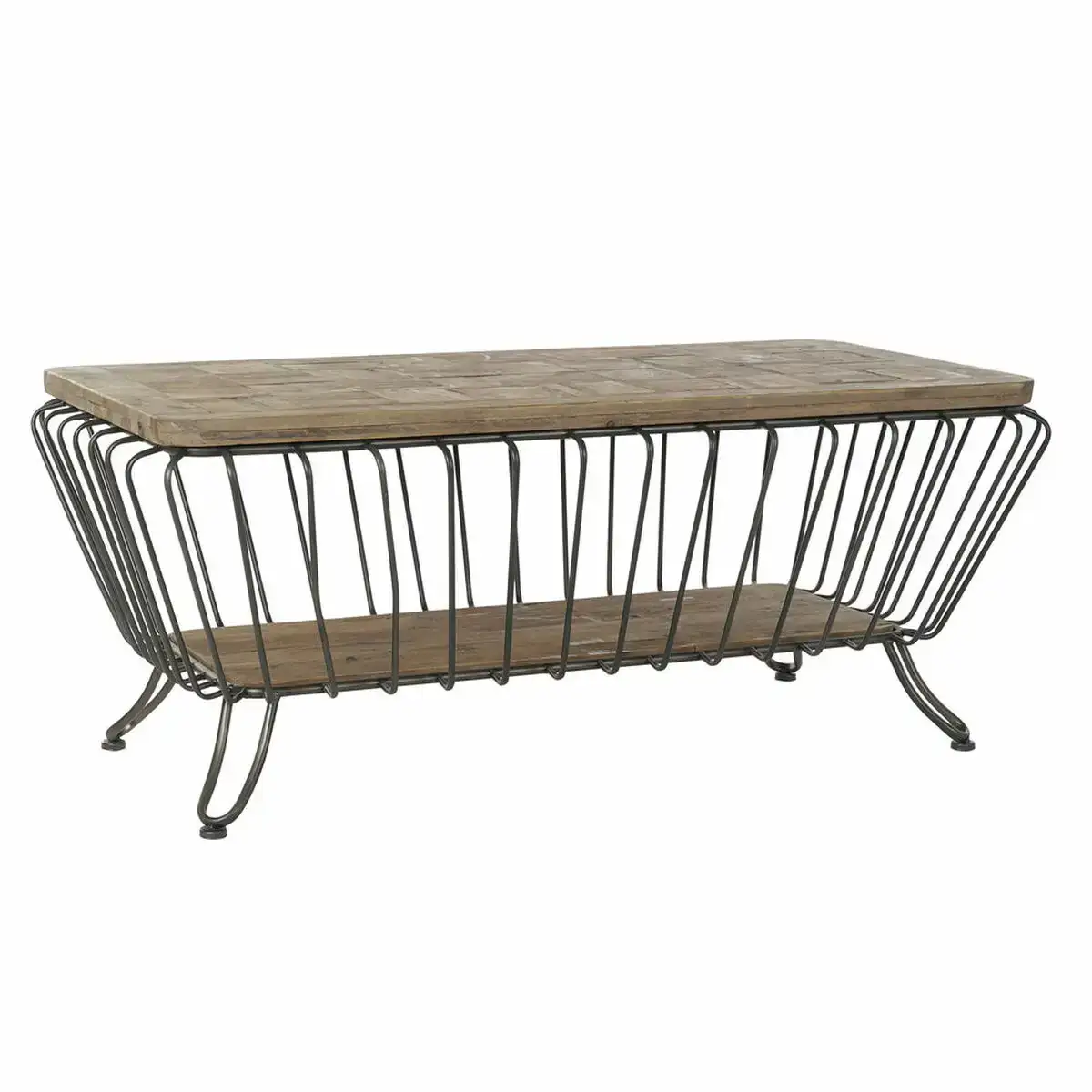 Centre de table dkd home decor me tal pine de 125 x 64 x 51 cm_5945. DIAYTAR SENEGAL - Votre Destination pour un Shopping Unique. Parcourez notre catalogue et trouvez des articles qui expriment votre singularité et votre style.