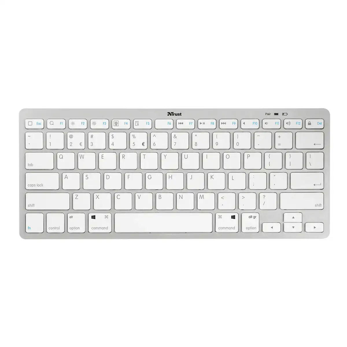 Clavier sans fil trust nado espagnol qwerty blanc_9612. Entrez dans l'Univers de DIAYTAR SENEGAL - Où Choisir est un Plaisir. Explorez notre catalogue diversifié et trouvez des articles qui reflètent vos goûts et votre personnalité.
