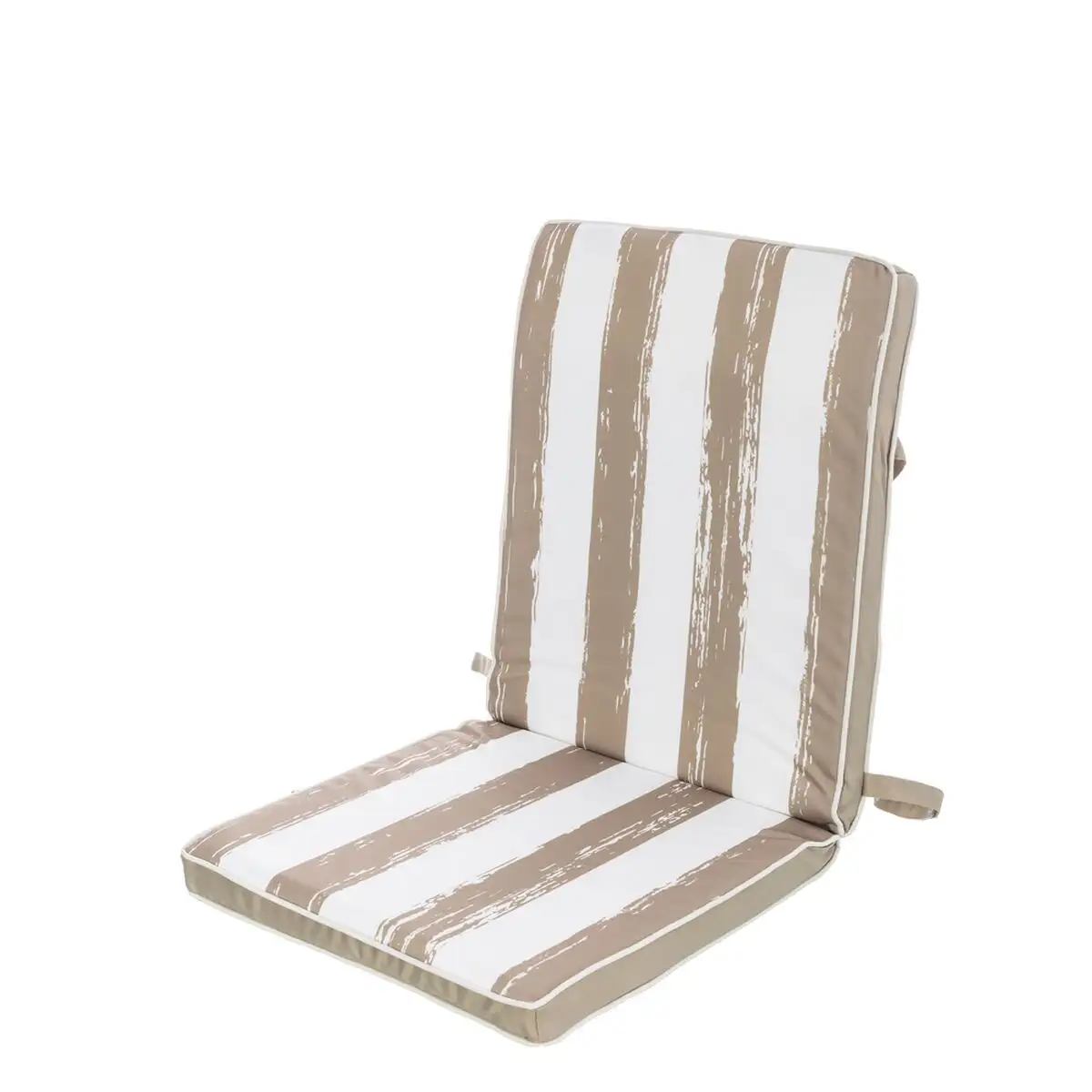 Coussin de chaise stripes 90 x 40 x 4 cm beige_2929. DIAYTAR SENEGAL - Votre Passage vers l'Éclat et la Beauté. Explorez notre boutique en ligne et trouvez des produits qui subliment votre apparence et votre espace.