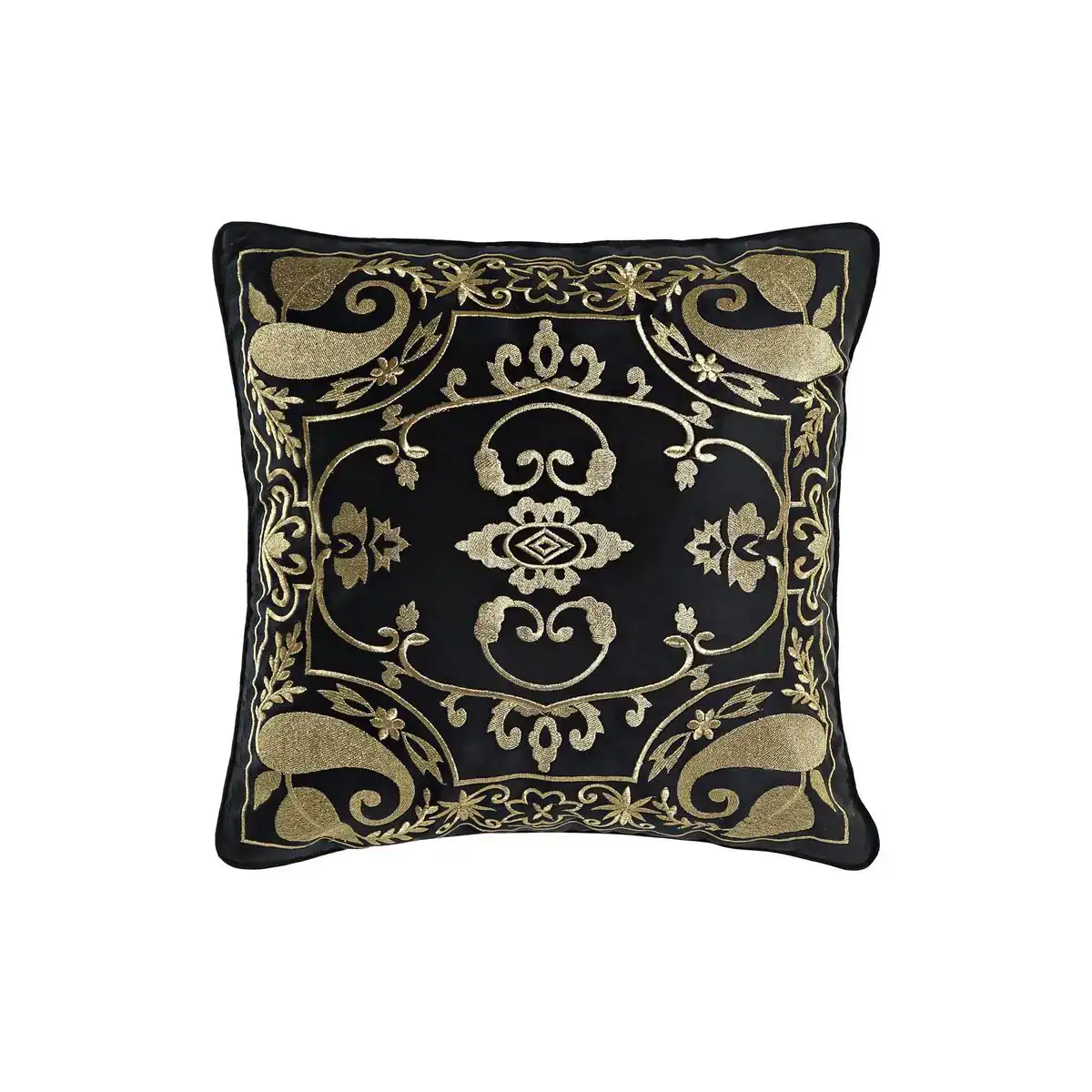 Coussin dkd home decor noir dore 45 x 10 x 45 cm arabe_5044. Bienvenue sur DIAYTAR SENEGAL - Où l'Élégance Rencontrer la Tradition. Explorez notre gamme variée et trouvez des articles qui marient le chic moderne au charme ancestral.