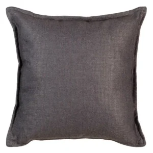 Coussin polyester gris fonce 45 x 45 cm_2333. DIAYTAR SENEGAL - Votre Destination pour un Shopping Réfléchi. Découvrez notre gamme variée et choisissez des produits qui correspondent à vos valeurs et à votre style de vie.