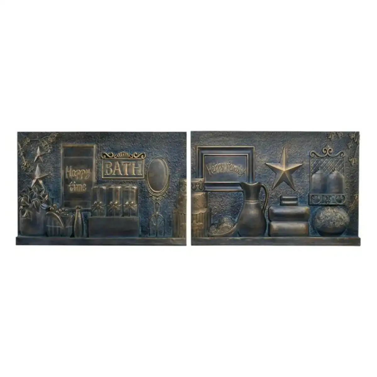 De coration murale dkd home decor cuivre 60 x 4 x 40 cm 2 unite s 2 pcs_6316. DIAYTAR SENEGAL - Votre Destination Shopping Inspirante. Explorez notre catalogue pour trouver des articles qui stimulent votre créativité et votre style de vie.