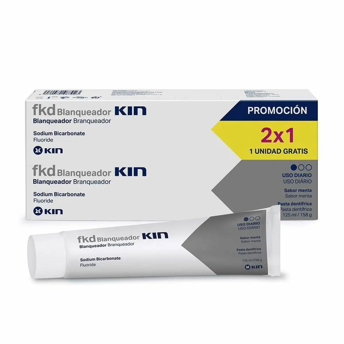 Dentifrice kin fdk 2 x 125 ml 2 pie ces_1910. DIAYTAR SENEGAL - Votre Paradis Shopping au Cœur du Sénégal. Explorez notre boutique en ligne et découvrez des produits conçus pour enchanter chaque aspect de votre vie.