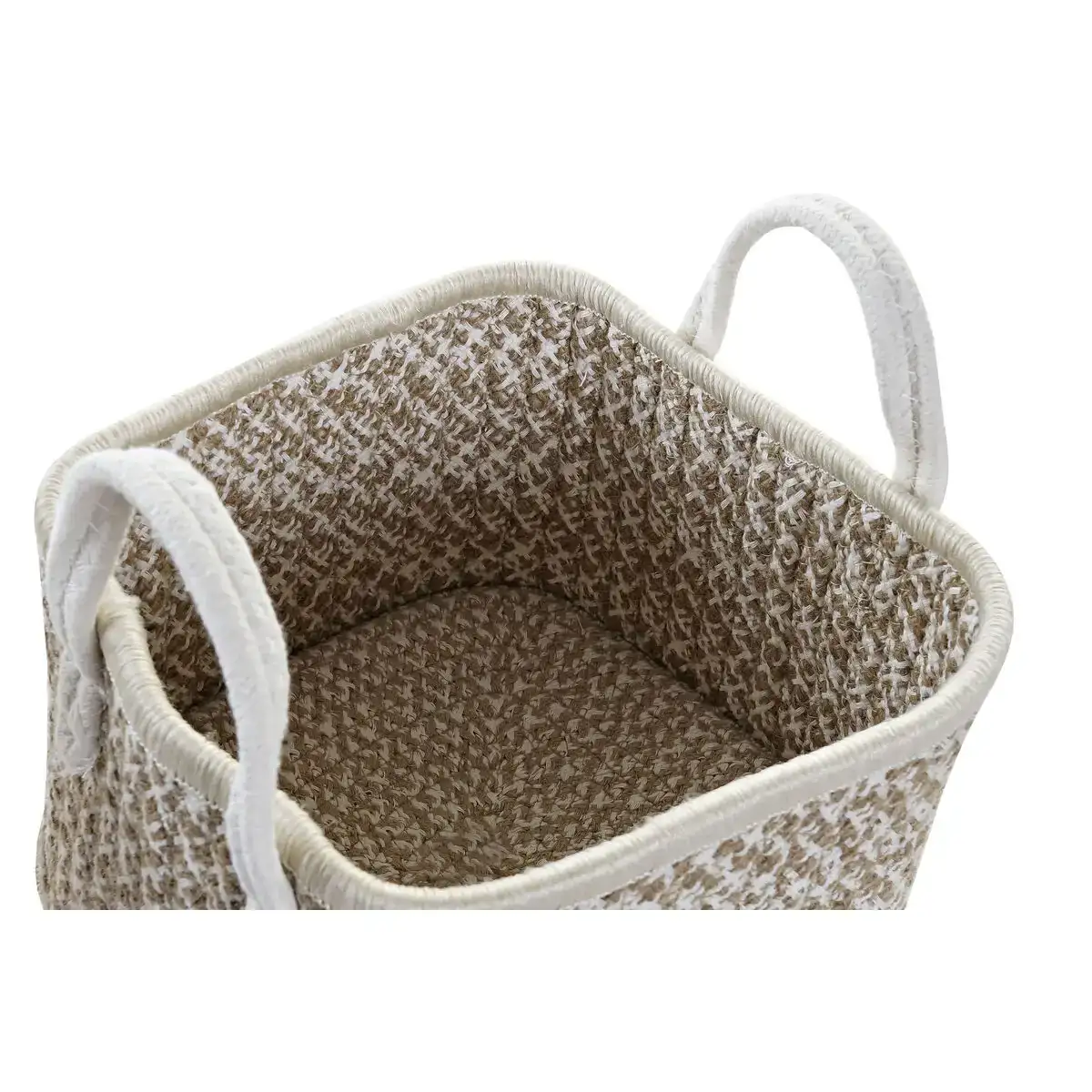 Ensemble de paniers dkd home decor cotton jute 26 x 26 x 19 cm_8720. DIAYTAR SENEGAL - Votre Plateforme pour un Shopping Inspiré. Explorez nos offres variées et découvrez des articles qui stimulent votre créativité et embellissent votre vie.