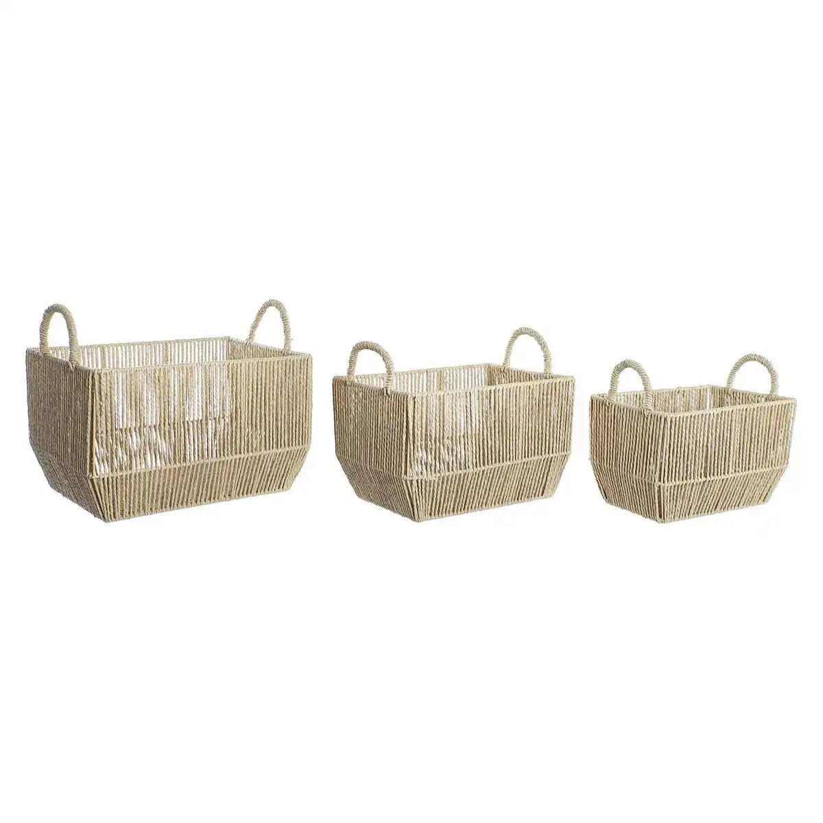 Ensemble de paniers dkd home decor me tal fibre naturelle 40 x 30 x 25 cm_1835. DIAYTAR SENEGAL - Votre Destination pour un Shopping Unique. Parcourez notre catalogue et trouvez des articles qui expriment votre singularité et votre style.