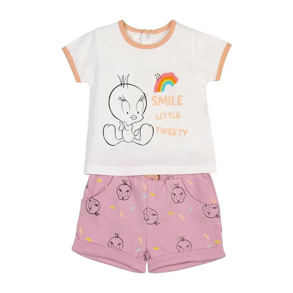 Ensemble de ve tements looney tunes rose_1123. Entrez dans l'Univers de DIAYTAR SENEGAL - Votre Destination de Shopping Complète. Découvrez des produits qui reflètent la diversité et la richesse culturelle du Sénégal, le tout à portée de clic.