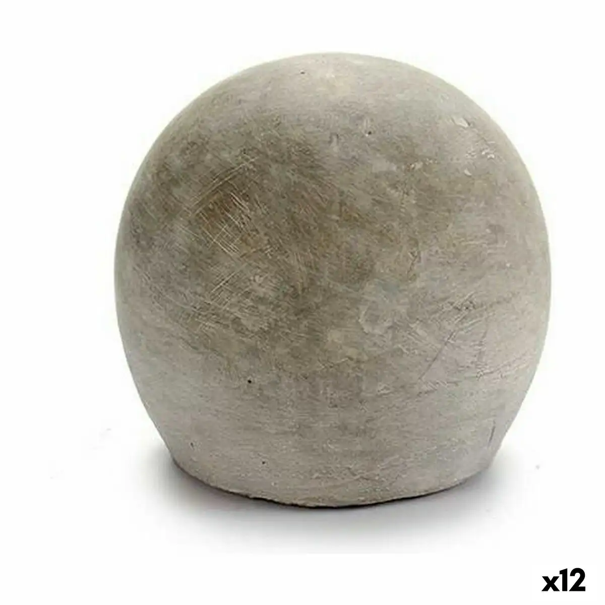 Figure de corative boule de ciment gris 13 5 x 12 5 x 13 5 cm 12 unite s_4279. DIAYTAR SENEGAL - Où Choisir Devient une Expérience Personnalisée. Explorez notre boutique en ligne pour découvrir des produits qui s'adaptent à votre style et à votre essence.