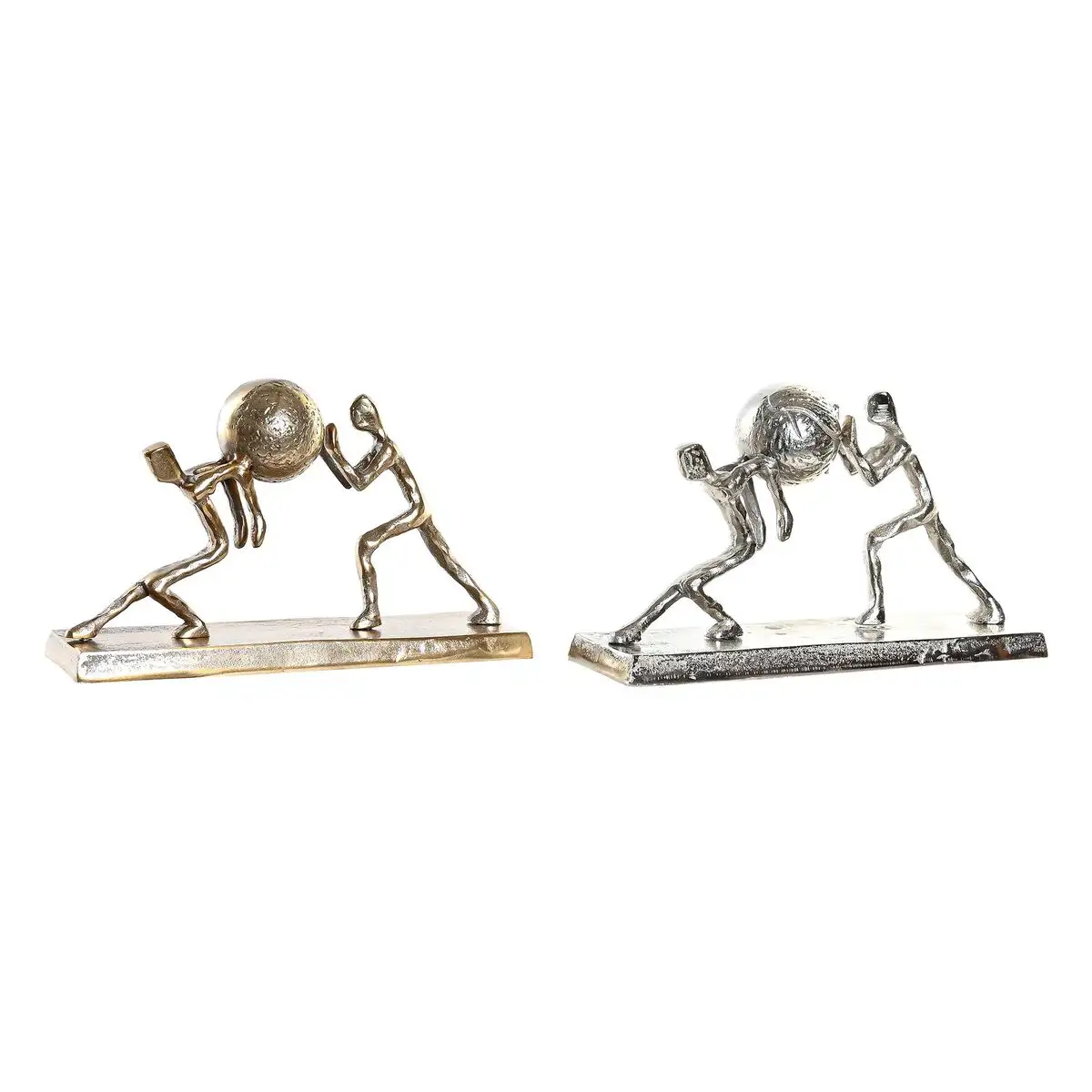 Figurine de corative dkd home decor 33 x 10 x 19 cm champagne argent 2 unite s_5171. DIAYTAR SENEGAL - Où Choisir est une Célébration de l'Artisanat Local. Découvrez notre boutique en ligne et choisissez des produits qui incarnent la passion des artisans sénégalais.