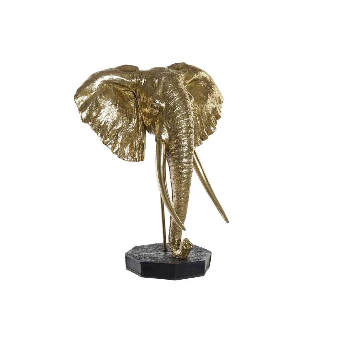 Figurine de corative dkd home decor e le phant noir dore me tal re sine 60 x 36 x 73 cm_6876. DIAYTAR SENEGAL - Où Choisir est un Acte de Création. Naviguez à travers notre plateforme et choisissez des produits qui complètent votre histoire personnelle.